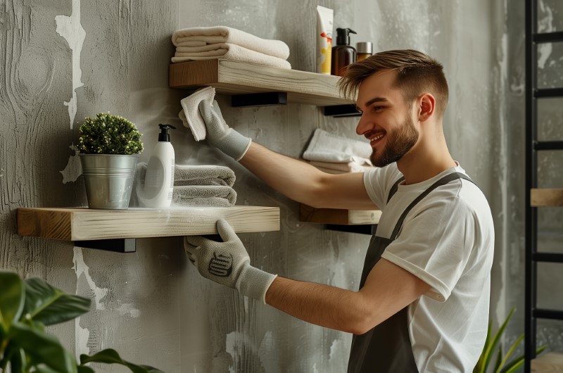 professionel-Reinigungskraft